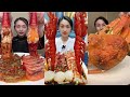 Giant Seafood Mukbang ASMR 🦀 | 거대한 해산물 먹방 ASMR 🦞 | 巨大なシーフード大食い ASMR 🍣 | 巨无霸海鲜吃播 ASMR 🦑