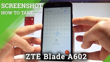 How to Take Screenshot on ZTE Blade A602 - Capture Screen Tutorial |HardReset.Info