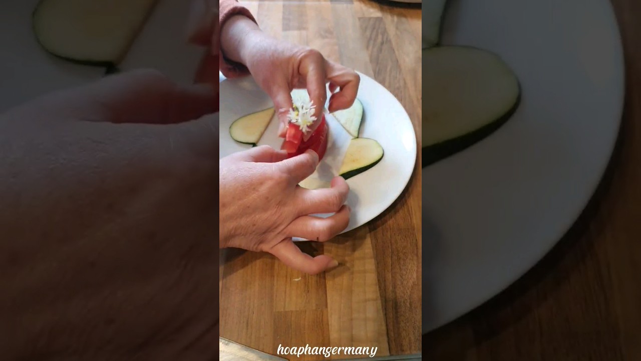 How to make beautiful Swan carve & deco  simple fast # 178/ Deco_Idea