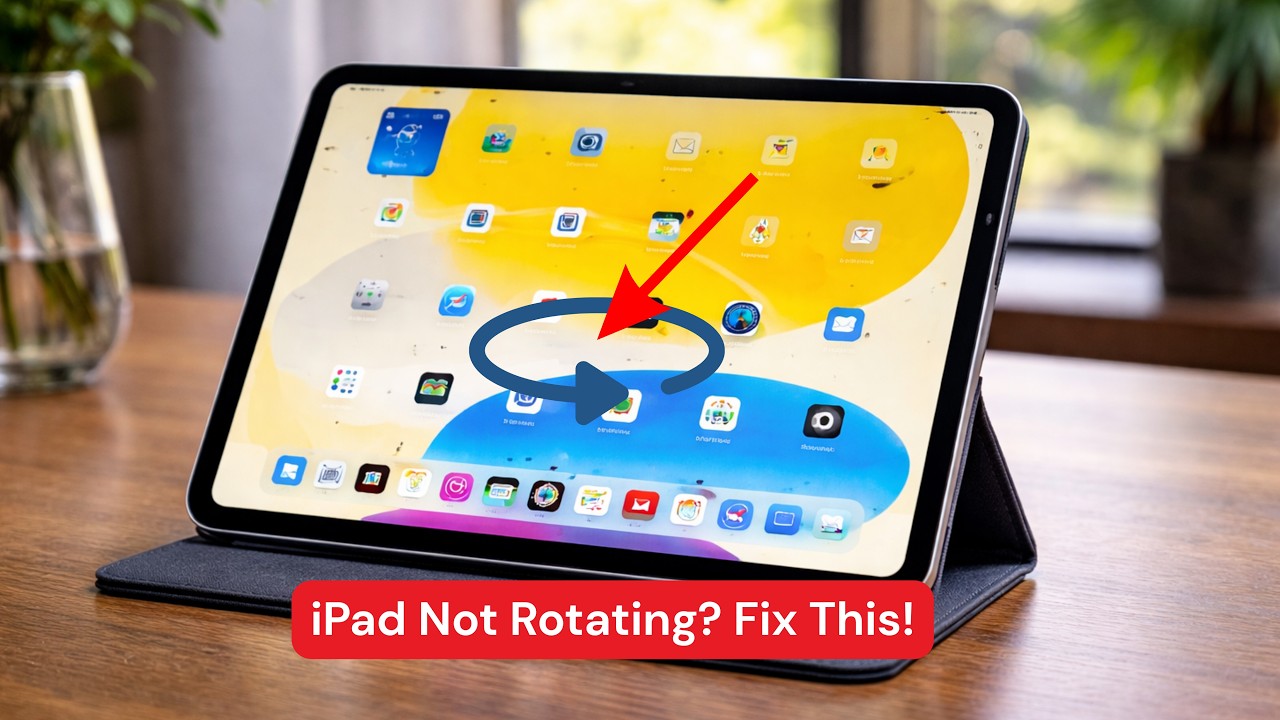 iPad Screen Not Rotating? Fix It FAST (6 Easy Ways) - YouTube