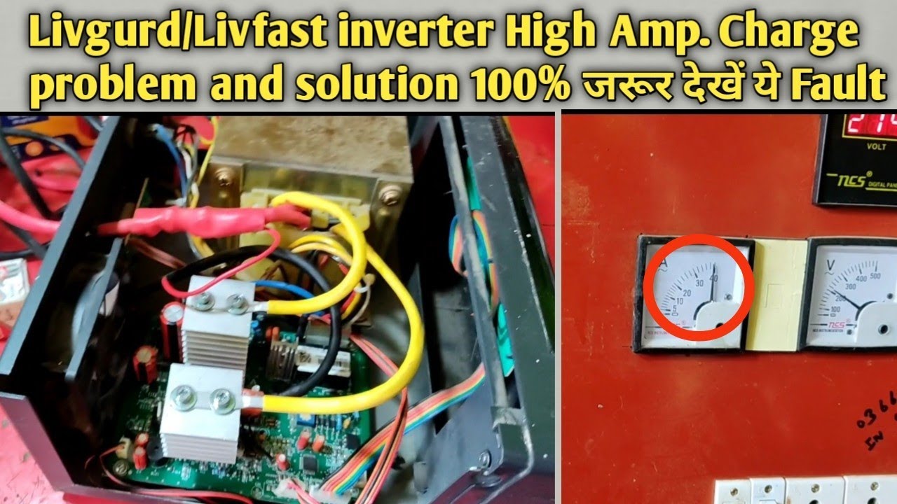 Livgurd/Livfast inverter High Amp. Charge problem and solution 100%