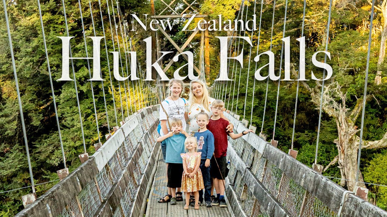 New Zealand at it's Best! Huka Falls With 5 Kids