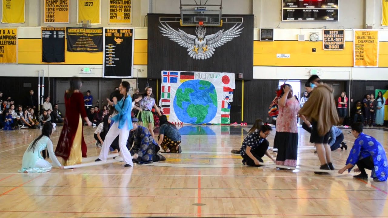 Andrew Hill Multicultural Rally 2016: Tinikling Dancers - YouTube