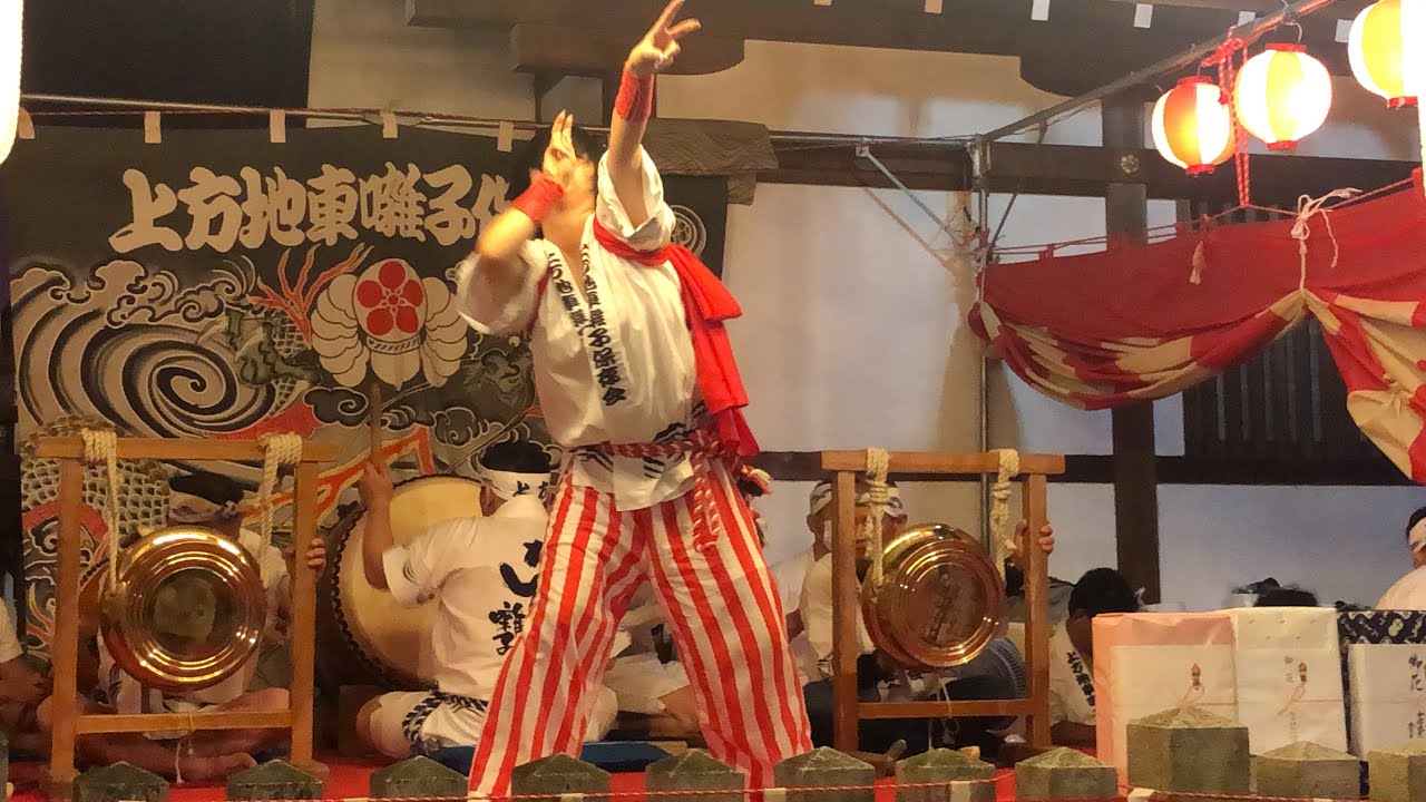 令和四年夏　上方地車囃子保存会　　地車囃子　龍踊り