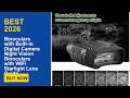 Binoculars with Built-in Digital Camera Night Vision Binoculars with WiFi Starlight Lens Guide