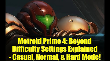 Metroid Prime 4: Beyond Difficulty Settings Explained - Casual, Normal, & Hard Mode!