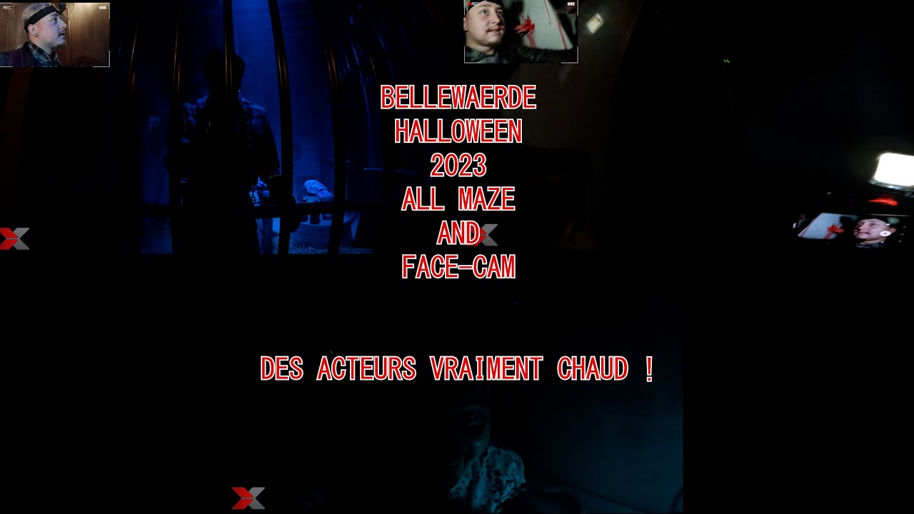 BELLEWAERDE HALLOWEEN 2023 [ALL MAZE]  POV AND FACE-CAM ! [DES ACTEURS VRAIMENT CHAUD ! ]