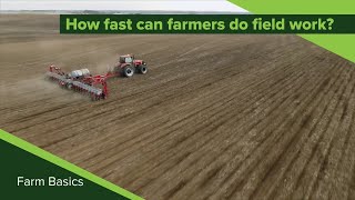 Farm Basics #1140 How Fast Can Farmers Do Field Work (Air Date 2-9-20)