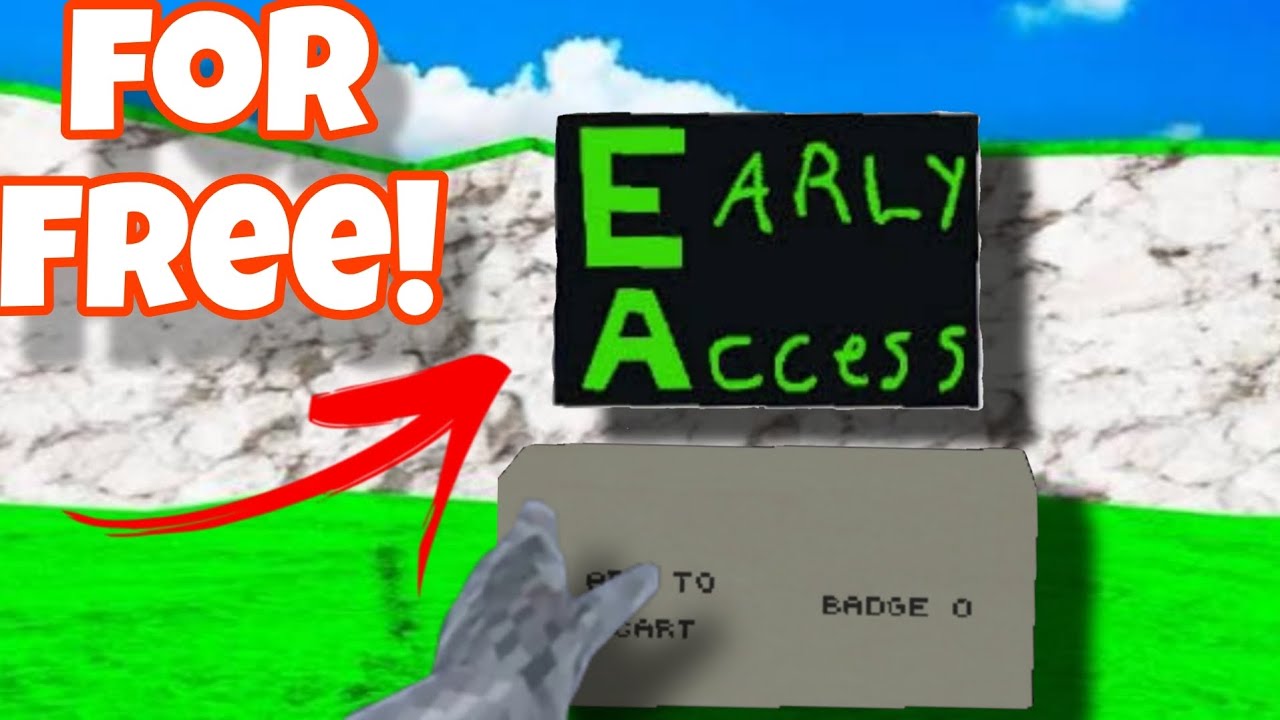 How to Get The Early Acces Badge FOR FREE In Gorilla Tag!