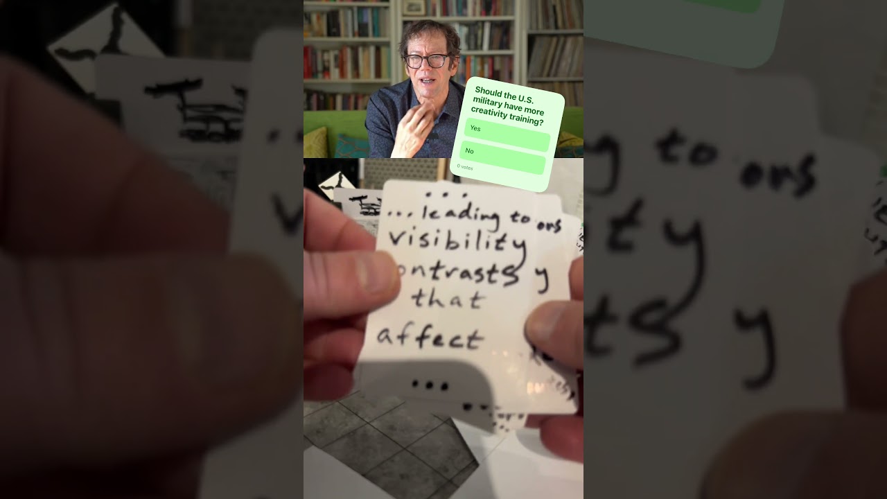 Blending Human CREATIVITY w/ Military Planning + Operations, in an Age of AI 