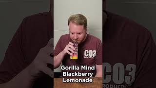Gorilla Mind - Blackberry Lemonade  | Taste and Rank Every Zero Sugar Drink #zerosugar #shorts