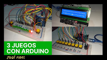 3 Juegos con Arduino (Ping Pong - Piano - Pacman) |José Fidel|