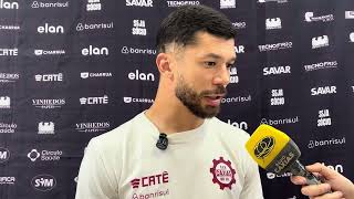 Entrevista do atacante Jhonatan Ribeiro | Pós-jogo Ferroviária x CAXIAS
