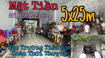 Mặt Tiền Kinh Doanh | sổ hồng riêng , ấp4 Xuân Thới thượng , Phan Văn hớn | 3.9 tỷ
