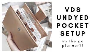 POCKET VDS UNDYED SETUP | “On the Go” Planner