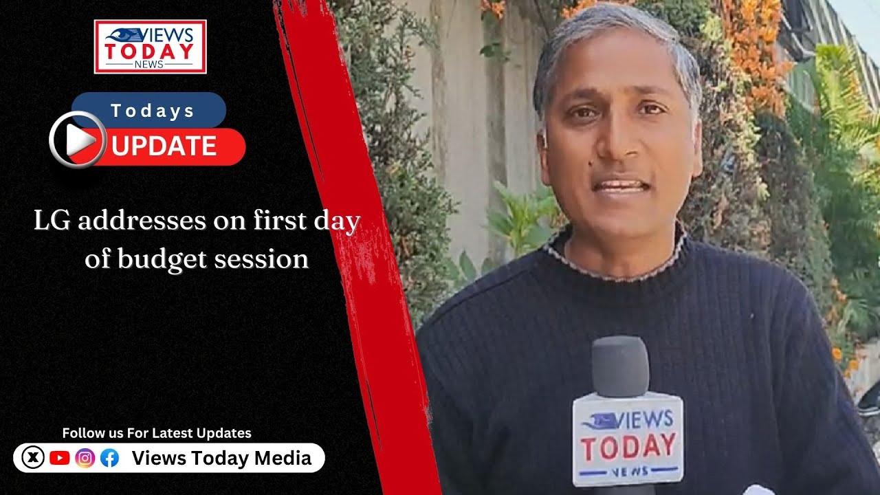 LG addresses on first day of budget session