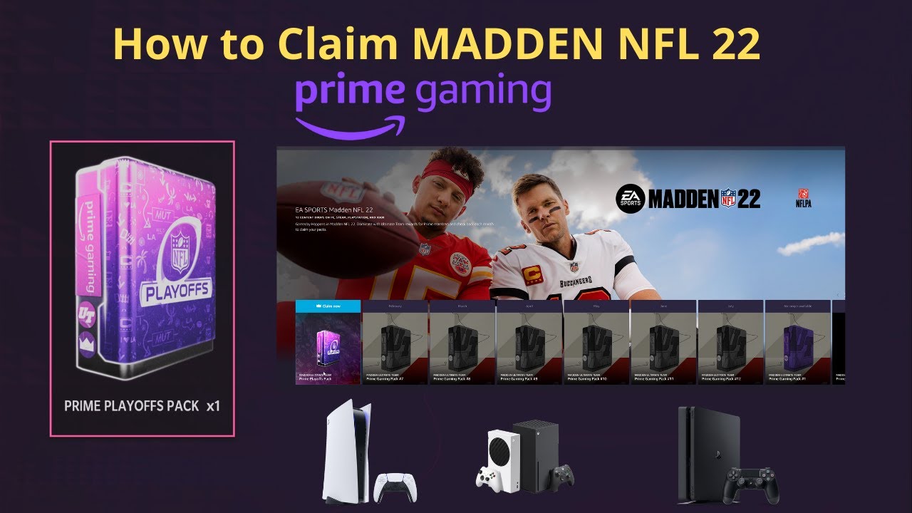 How to Claim NFL MADDEN 22 Prime Gaming Pack - MADDEN ULTIMATE