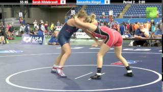 55 KG Sarah Hildebrandt (King) vs Samantha Klingel (King)