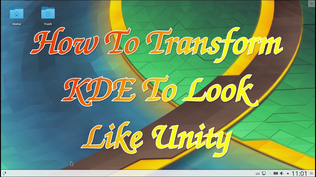 How To Transform KDE To Look Like Unity - YouTube