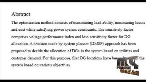 Allocation of distributed generation-proposed DMSP-utility&customers aspects-deregulated environment