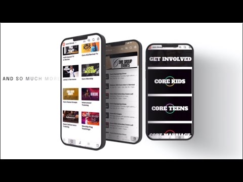 CORE GROUP APP FOR EVERYONE!!! - YouTube