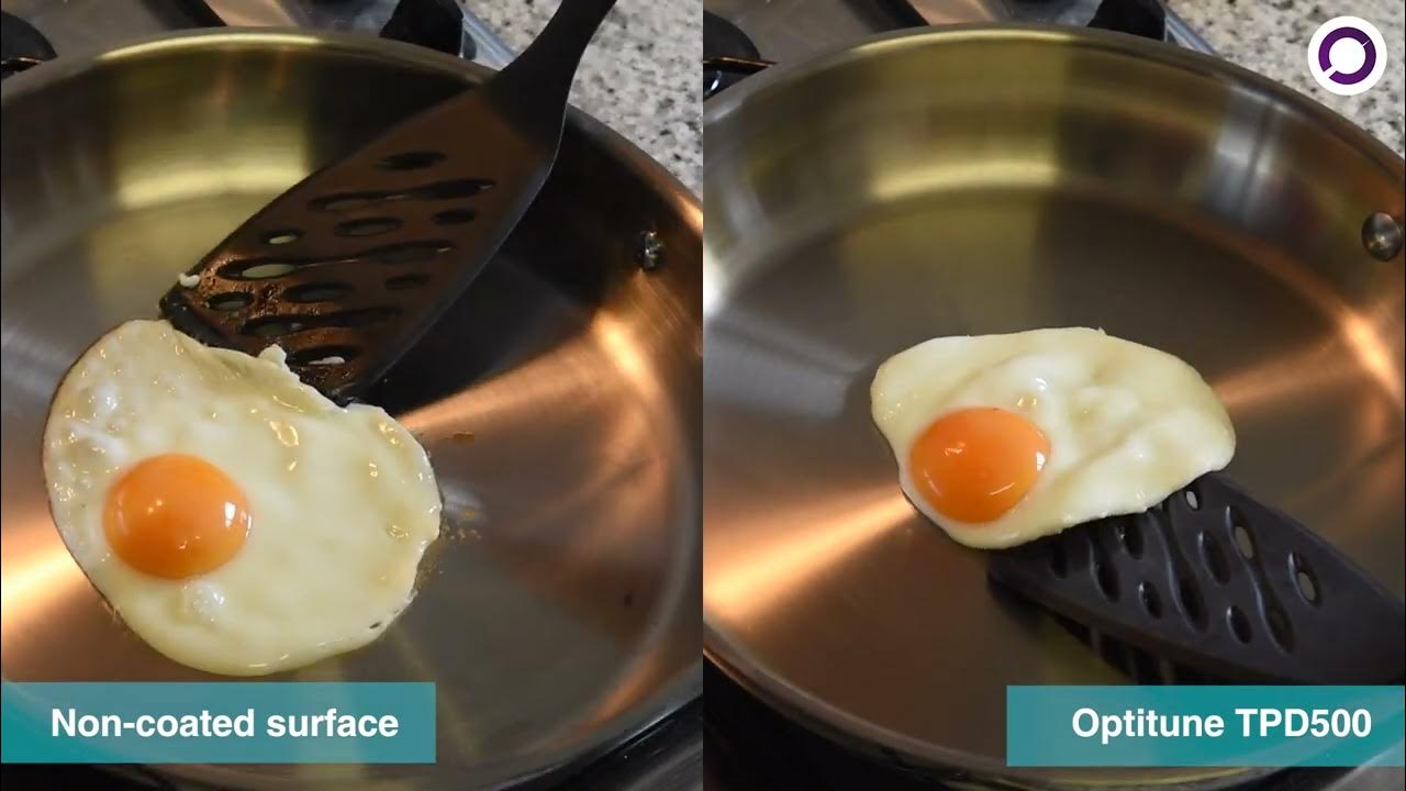 Optitune TPD500 Easy to Clean Frying pan test YouTube