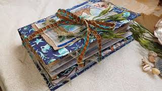 Sea-Themed Ocean Memories Journal with Handpainted Cover screenshot 2