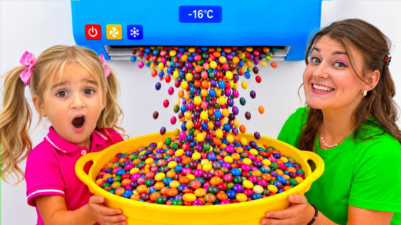 Alice's Fun Adventures with a Magic Air Conditioner! - YouTube