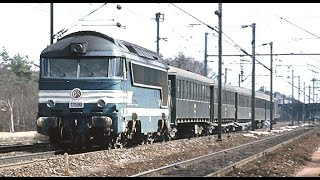 Roco SNCF A1A-A1A 68050 Diesel Locomotive pulling Jouef SNCF Type UIC Passenger Train