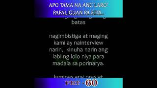 Download Lagu Part 60: Tama na ang laru paliliguan na kita MP3