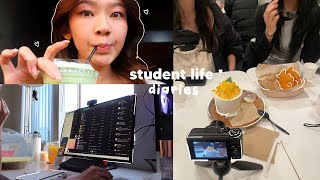 Student Life Diaries Spring Reset, Productive Days, Trying A New Cafe In La