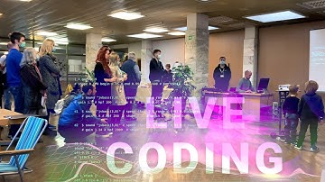 Gaspar Aleksa – Live-coding performance for art exposition (Generacija 2020)