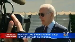 President Biden, First Lady To Visit Site Of Surfside Collapse On Thursday