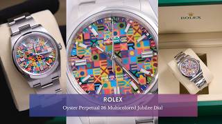 Unboxing Rolex Oyster Perpetual 36 | 2026 Multicolored Jubilee Dial | Reference 126000-0016 |
