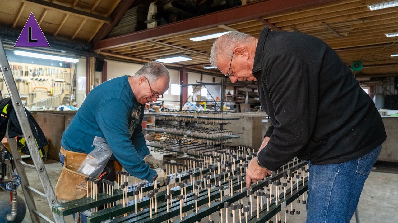 Latten maken voor het OLS 2025 met schutterij Sint Nicolaas Heythuysen
