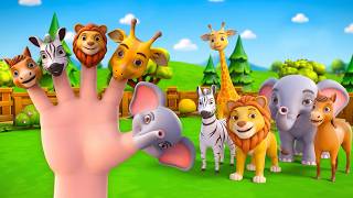 Wild Animals for Kids | Learn Animal Names with Fun Family Songs | 3D Animation