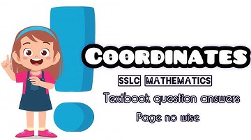 10th standard//SSLC MATHEMATICS // chapter 6//Coordinates// Textbook question and answers // Part3