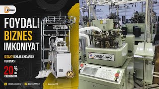 Uyda Otirib 60 Kuniga Daromadli Biznez Qilish Paypoq Stanok Demux 777