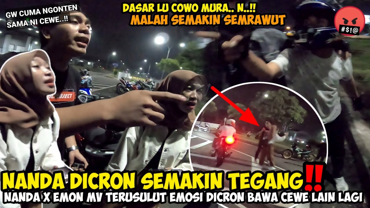 MAKIN RUWET NANDA EMON MV X DICRON CS❗ ESMOSI GARA2 NANDA EMON LIAT DICRON BAWA CEWE LAIN LAGI