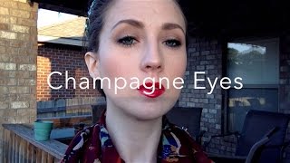 "Champagne Eyes” // Natural Glam to NYE Tutorial (Bubbly, Classic, Chic & Easy) screenshot 4