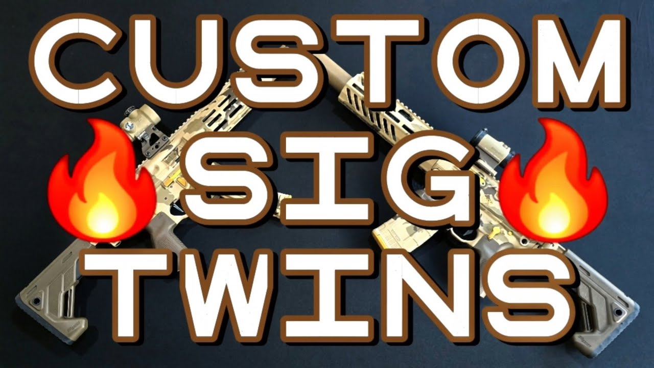 These Twins Go Hard! Custom Sig Sauer Rattler and MPX-K!