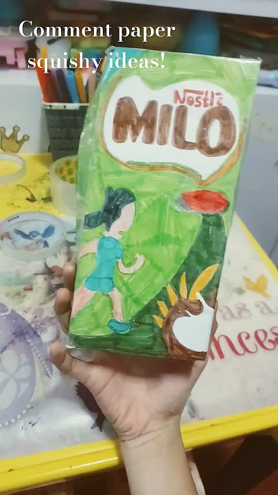 Milo Paper Squishy! | Comment more paper squishy ideas!