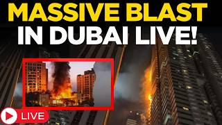 LIVE: Explosion Rocks Dubai Marina Tower | Exclusive Footage | Dubai | US-Iran War LIVE | World News