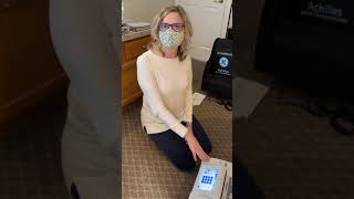 Celebrity Achilles bone density screening, with Genie Blake, RN. Wealth