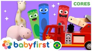 Novo programa ! - Turma das Cores | Aprender cores para crianças | Animais Selvagens + | BabyFirst