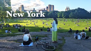 NYC WALK [4K] Midtown Manhattan, 5th Ave, Bryant Park, Central Park, Tiffany Exhibition / May 2024