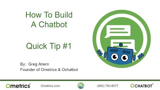 How to Build an AI Chatbot - Quick Tips #1