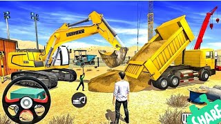 New City Road Construction Simulator 3D Game - Android Gameplay screenshot 5