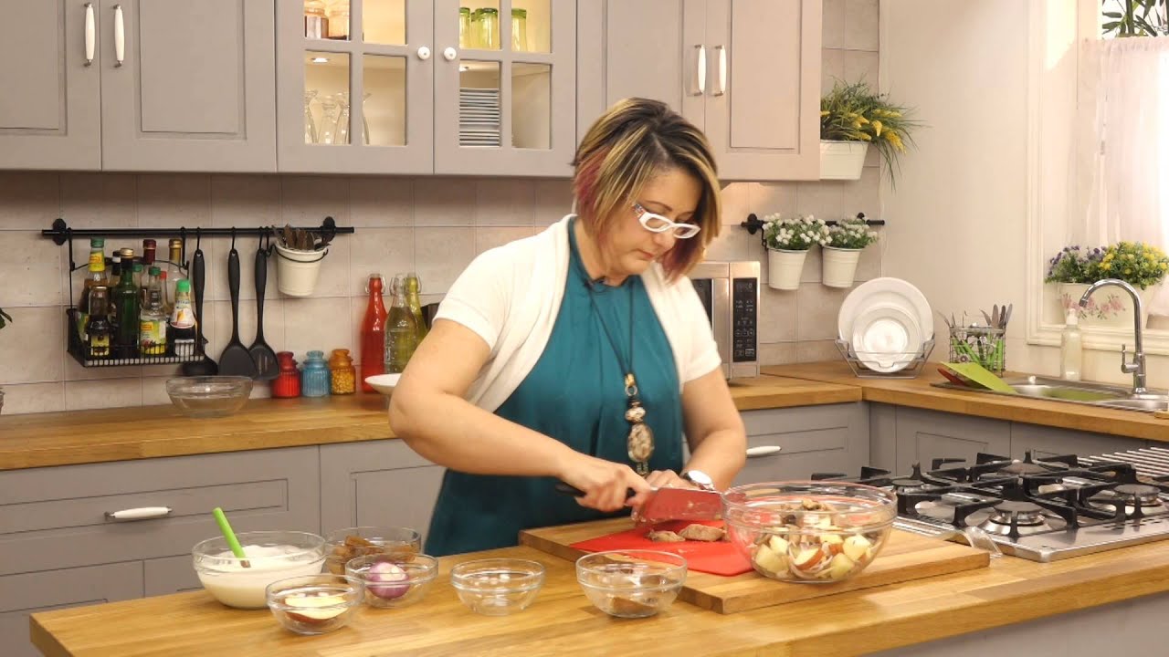 بطارخ الرنجا بالمايونيز وسلطة رنجا بالتفاح مع امنية صلاح في الوصفات السهلة والسريعة (الجزء الثاني)