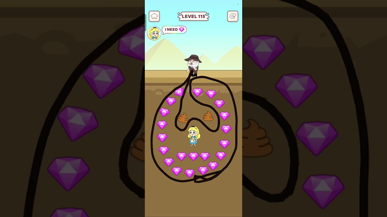 Pull The gold game Funny moment Hard level 115 